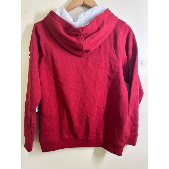 University of Indiana Hoosiers Red and White Colosseum Youth Hoodie Size Medium - Picture 6 of 6